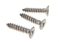 AISI 316 Stainless Steel Self Tapping Screw Cross Recessed Flat Head Fastener